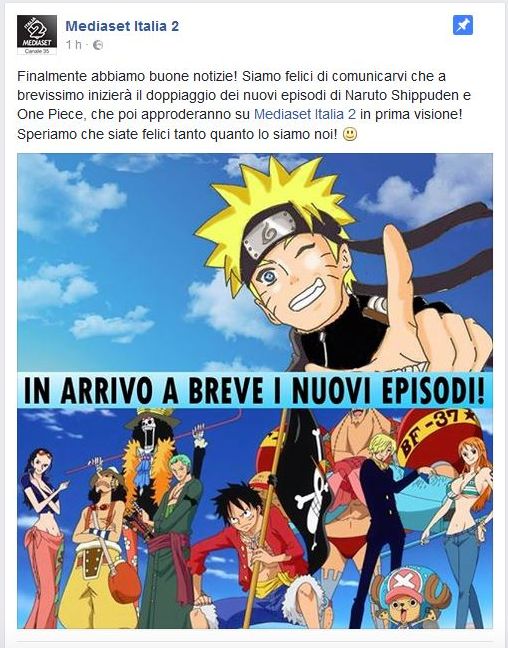 Naruto e One Piece nuove puntate